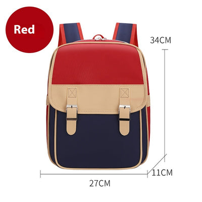 Mochila Escolar Impermeable con Descompresión Estilo Británico para Preescolar - Image 7