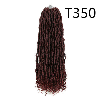 Peluca Rizada Larga Cabello Irregular Africano para Mujer - Image 7