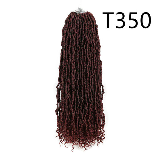 Peluca Rizada Larga Cabello Irregular Africano para Mujer - Image 7