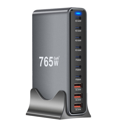 Cargador de Escritorio Multifuncional 800W con Tecnología Gallium Nitride PD - Image 6