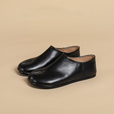 Zapatos de Cuero Curtido Vegetal con Dedo Separado para Mujer - Image 14