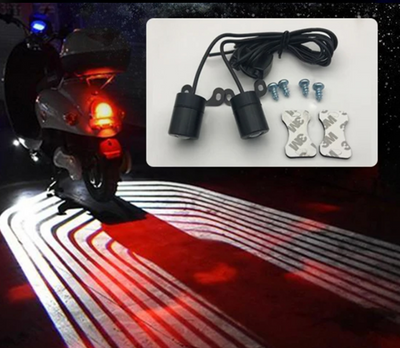 Lámpara de Proyección LED para Moto y Auto con Alas - Image 10