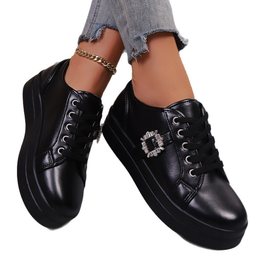 Zapatillas Deportivas de Cuero con Suela Flexible para Mujer - Image 5