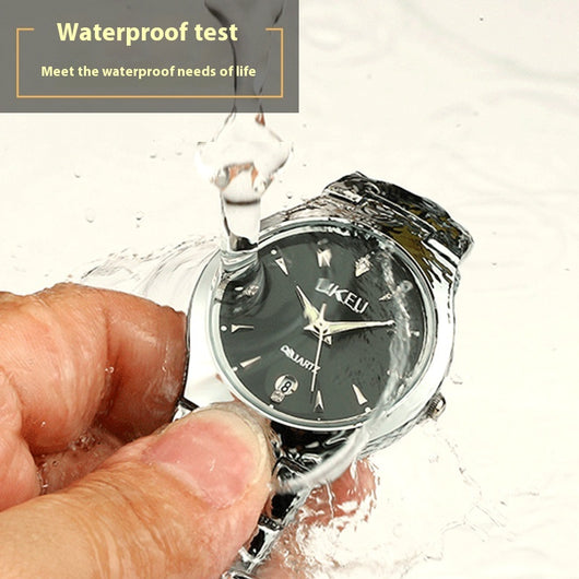 Reloj de Cuarzo Impermeable para Mujer de Temperamento Simple - Image 3