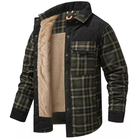 Chamarra de Algodón Cálido Plus para Hombre