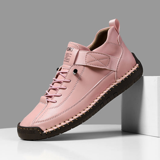 Zapatos Casuales de Otoño-Invierno para Hombre con Suela Plana y Costura a Mano