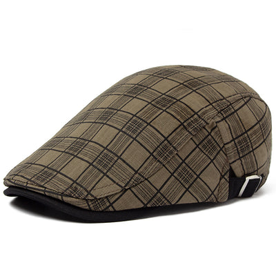 Boina Cuadriculada Ligera para Hombre - Perfecta para Verano - Image 9