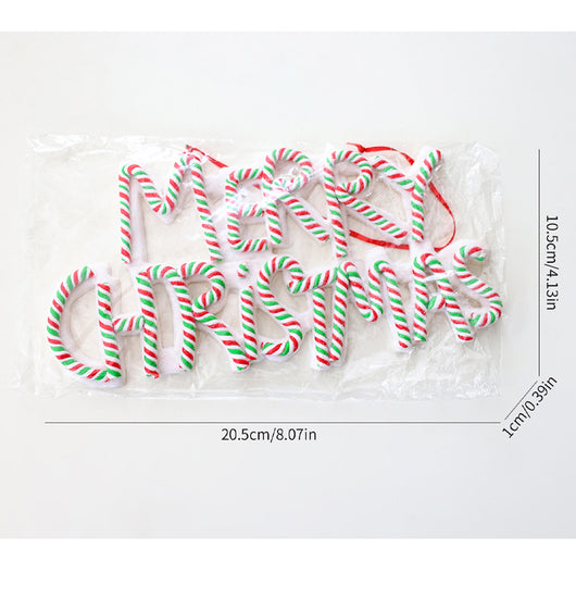 Adornos Navideños de Arcilla Polimérica con Letras Personalizadas - Image 17