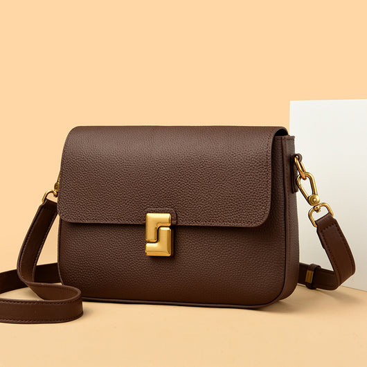 Bolso Mensajero de Cuero Vintage para Mujer - Image 8