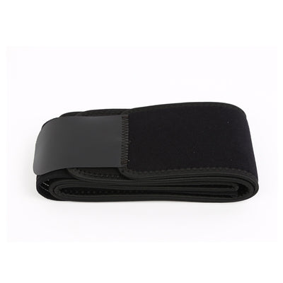 Black adjustable retractable hip lifter correction support belt, folded on a white background. - Image 3