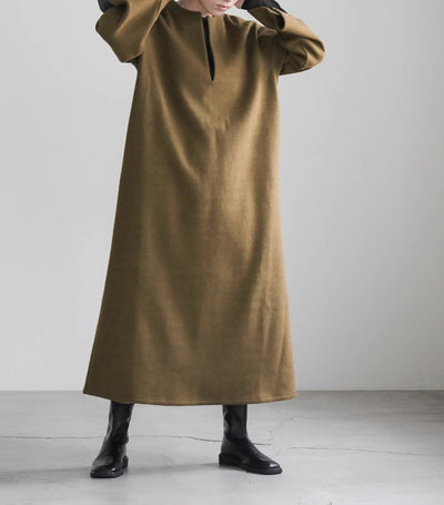Abrigo Holgado de Lana para Mujer Otoño e Invierno - Image 26