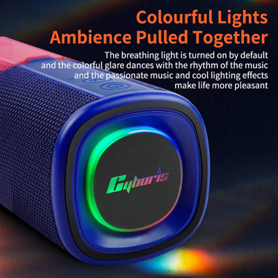Parlante Bluetooth 2 en 1 Magnético Cyboris S18 - Estéreo Inalámbrico Divisible 20W - Image 20