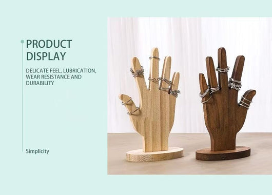 Estante Exhibidor de Joyas Modelo Palma - Organizador de Madera - Image 12