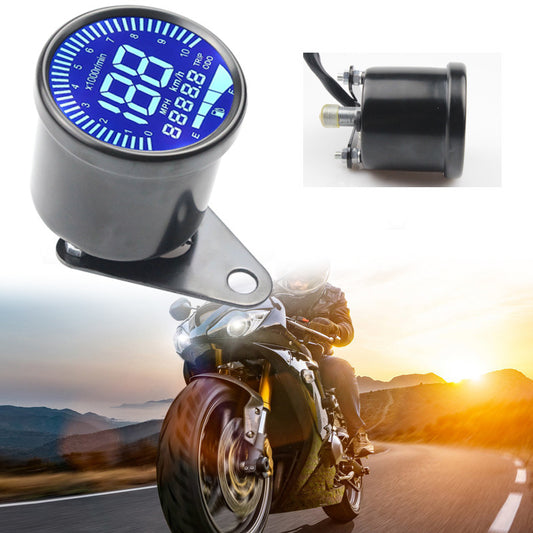 Tacómetro Digital LCD para Motocicletas - Medidor de RPM Universal