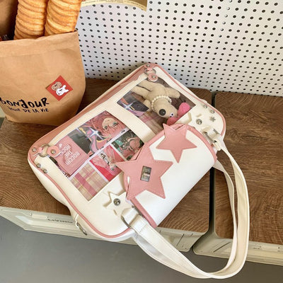 Bolso Mensajero de Hombro Estilo Preppy Original Portátil - Image 35