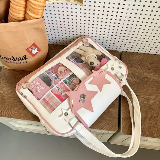 Bolso Mensajero de Hombro Estilo Preppy Original Portátil - Image 35