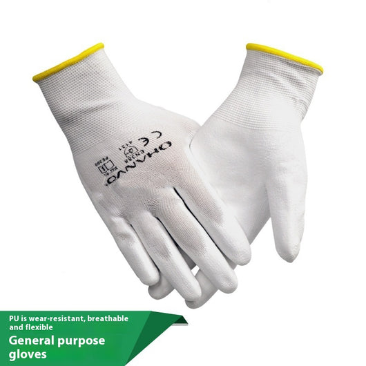 Guantes de Trabajo Recubiertos de PU - Resistentes, Transpirables y Flexibles - Image 6