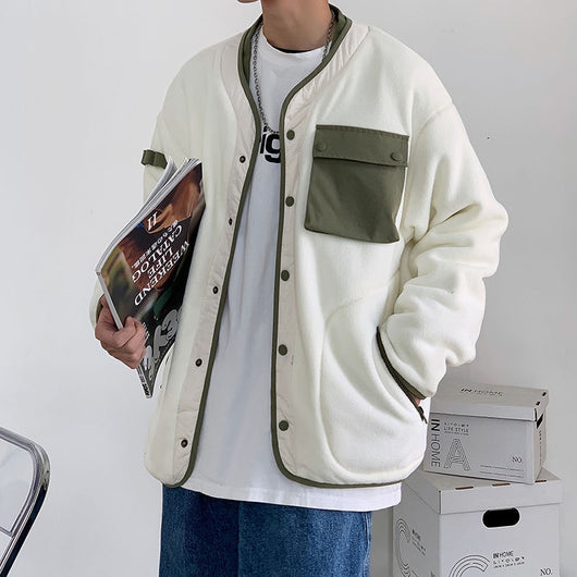 Chaqueta Deportiva Suelta Retro Hong Kong Estilo Urbano - Image 5