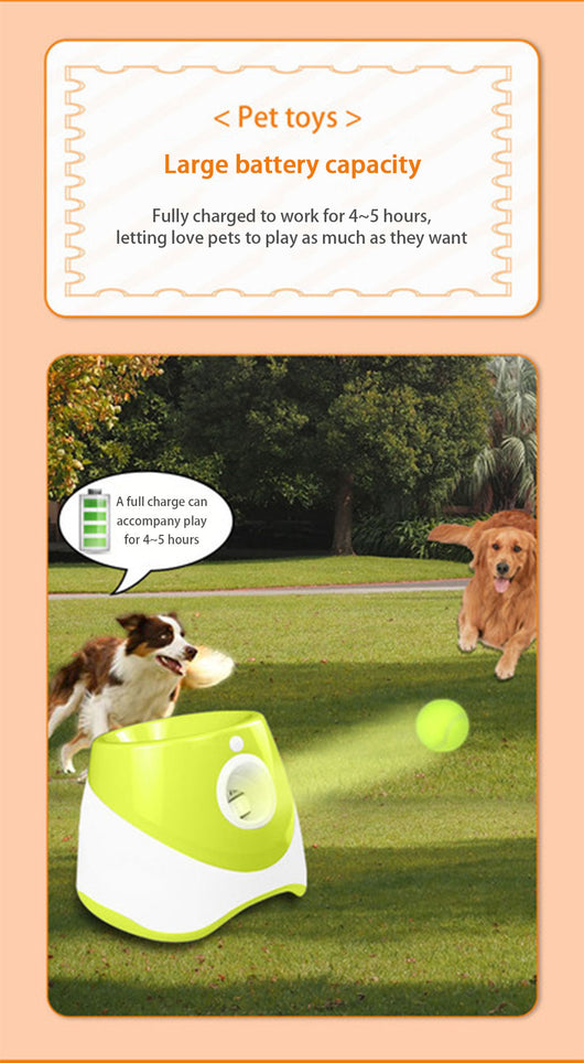 Lanzador Automático de Pelotas para Perros - Juguete Interactivo para Exteriores - Image 11