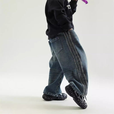 Jeans Cálidos para Niño con Forro Polar Sueltos y Confortables - Image 2
