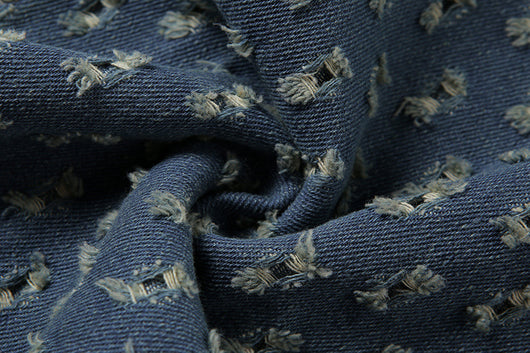 Jeans Talle Alto Pierna Ancha con Rotos - Diseño Versátil y Moderno - Image 8