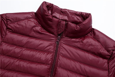 Chaqueta Acolchada de Plumón Ligera para Hombre Talla Grande - Image 5