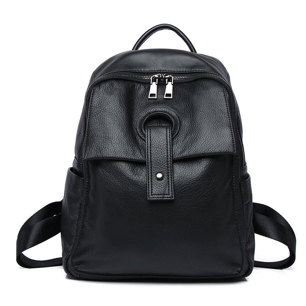 Mochila Bolso de Cuero Genuino para Mujer - Gran Capacidad y Estilo - Image 3