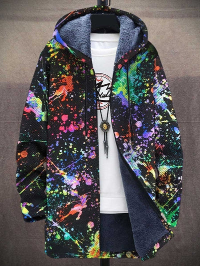Chaqueta de Cuello Parado con Estampado Digital para Hombre - Image 8