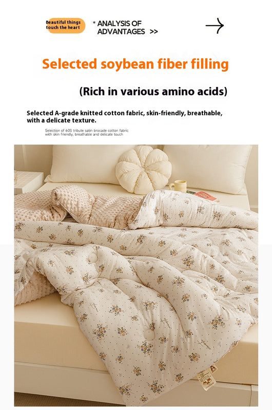 Edredón de Fibra de Soya Acolchado Terciopelo para Invierno - Image 17
