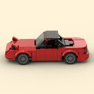 Auto Deportivo Descapotable de Juguete - Modelo de Carreras para Niños
