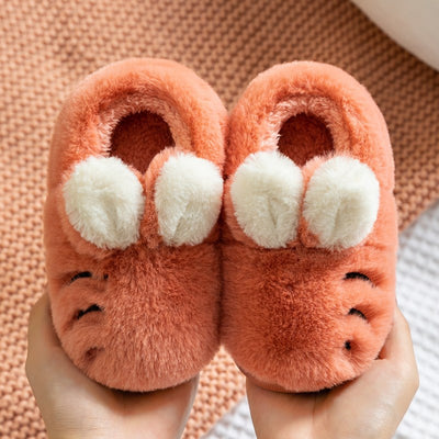 Pantuflas de Algodón con Diseño de Conejo Animado para Niños y Niñas - Image 3