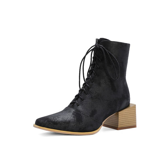 Botas Martin para Mujer con Tacón Grueso y Punta Afilada - Image 6