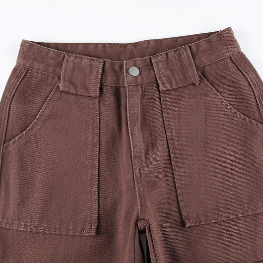 Pantalón Cargo Oversize Harajuku de Moda Urbana para Mujer - Image 15
