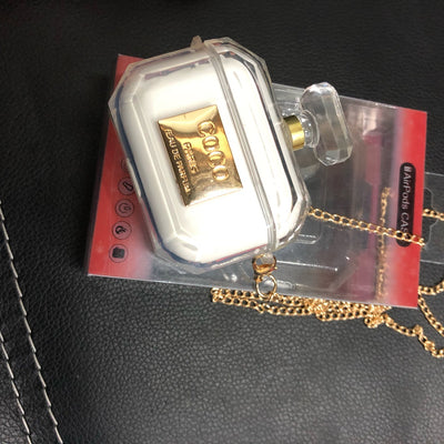 Funda Protectora de Auriculares Compatible con Apple - Diseño Botella de Perfume - Image 8