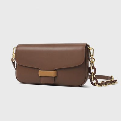 Bolso de Cuero Genuino con Cadena - Versátil y Elegante - Image 15
