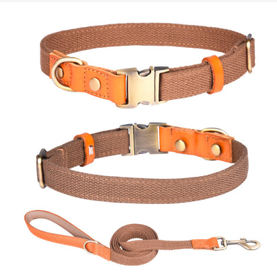 Collar de Cuero para Perros Anti-pérdida con Placa de Identificación - Image 16