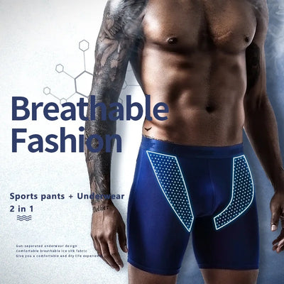 Calzoncillos Deportivos Ice Wire Mesh para Hombre - Image 16