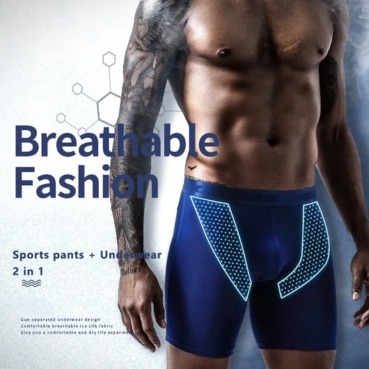 Calzoncillos Deportivos Ice Wire Mesh para Hombre - Image 16