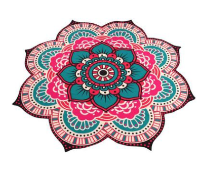 Pareo Playero Multiusos con Estampado Personalizable y Borlas