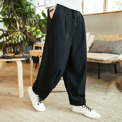 Pantalones Anchos Estilo Chino de Cintura Alta - Image 10