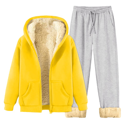 Conjunto Sudadera con Forro Polar Otoño Invierno - Image 5