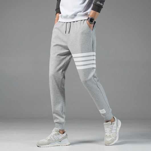 Pantalones de Chándal Slim Fit con Detalle de Rayas Laterales