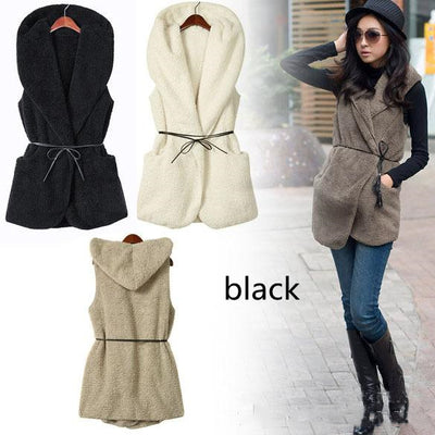 Chaleco Acolchado de Lana Suave Talla Grande - Abrigo Cálido Versátil - Image 8
