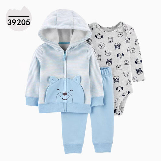 Conjunto Infantil 3 Piezas: Sudadera con Capucha, Manga Larga y Pantalón - Image 36
