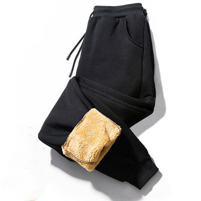 Pantalones Casuales Deportivos de Lana Cachemir Gruesa para Hombre - Image 12