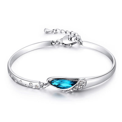 Pulsera de Cristal Zapato Shijia - Joyería de Moda Elegante