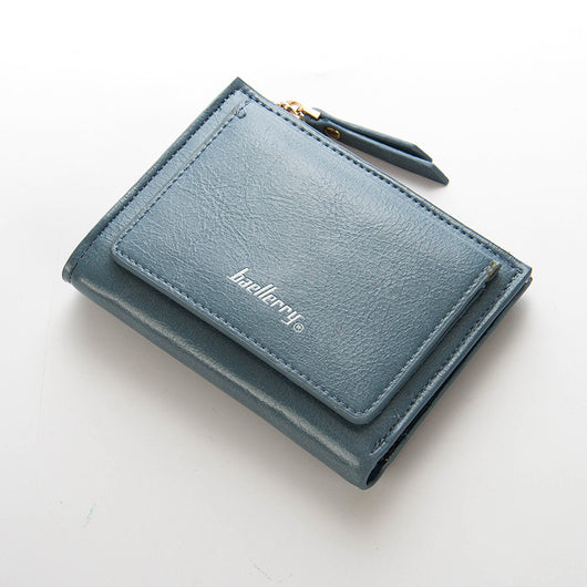 Monedero Compacto de Cuero Charol - Elegancia en tu Bolsillo - Image 4