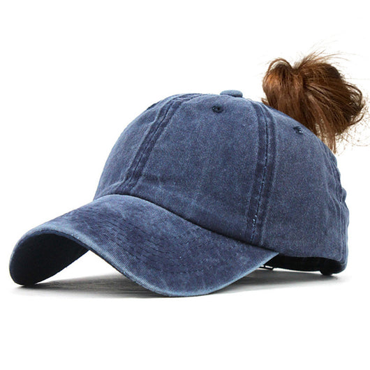 Gorra de Béisbol con Abertura para Coleta - Diseño Moderno para Mujer - Image 13