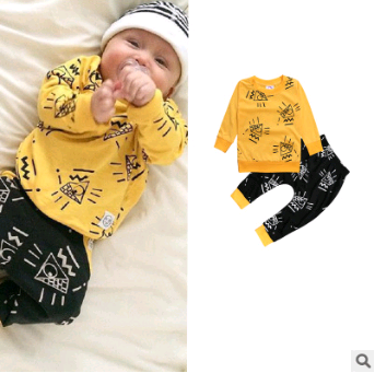 Conjunto de Camisetas Estampadas para Bebé - Manga Larga Primavera Otoño - Image 7