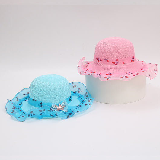 Sombrero Princesa para Niñas - Protección Solar Elegante - Image 2